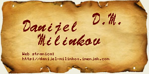 Danijel Milinkov vizit kartica